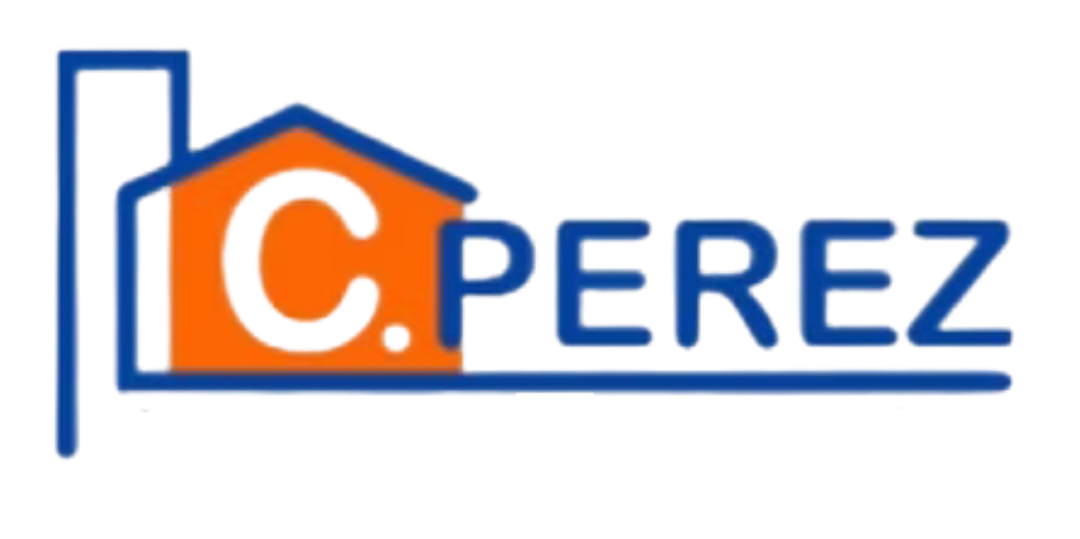 C. Pérez construcción logo